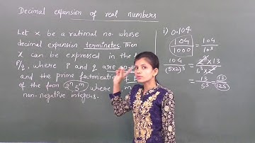 MATHS-X-1-07 Real number and their decimal expansion,  Pradeep Kshetrapal channel