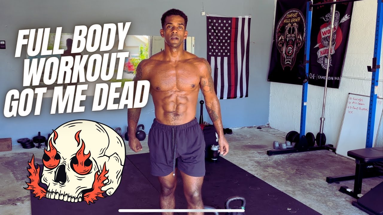 Dead Routine FULL BODY KETTLEBELL WORKOUT GOT ME DEAD | FULL ROUTINE - YouTube