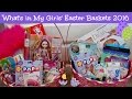 What's in My Girls' Easter Baskets 2016 | Watch Me Fill Them