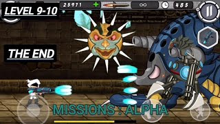 ALPHA GUNS : MISSIONS ALPHA LEVEL 9-10 GAMEPLAY VARY HARD LUBENZ-GAMER 