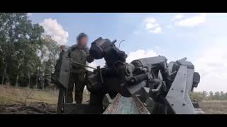 The Work Of Crews Of One Of The Worlds Most Powerful 203 Mm Malka Self Propelled Artillery Units Du