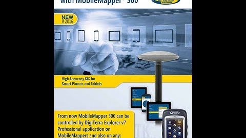 Using MobileMapper 300 with DigiTerra Explorer 7 Professional
