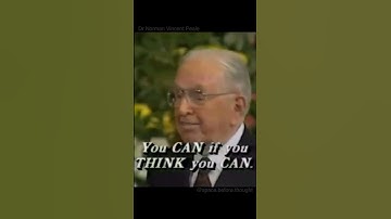 Thumbnail of YOU CAN IF YOU THINK YOU CAN! Dr Norman Vincent Peale 💪🌅💛