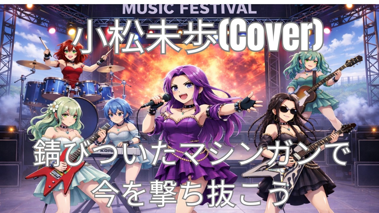 小松未歩/錆びついたマシンガンで今を撃ち抜こう（Cover）