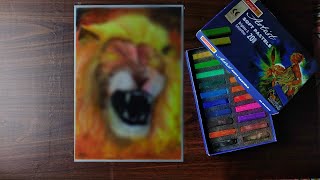 Draw a Lion on "soft pastel" colour screenshot 4