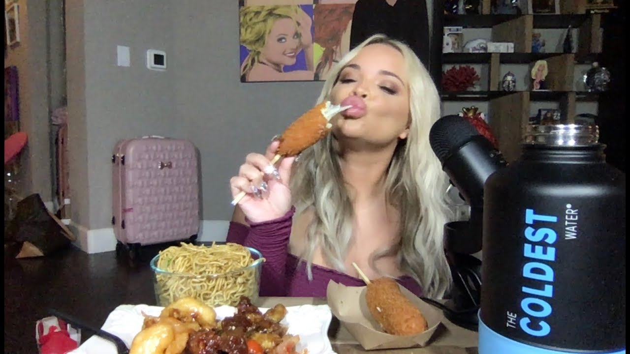 chewing gum silence MOST POPULAR ASIAN FOOD (Cheesy Corn Dogs, Noodles) MUKBANG | ASMR Eating Show