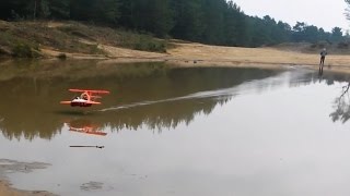 Model Hoverwing Ground Effect Vehicle's First Tests On Water