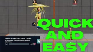 USE ALL JUMPS, AIR DODGES, AND AIR SPECIALS WITHOUT TOUCHING THE GROUND #multiverse