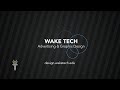 Wake tech  advertising  graphic design