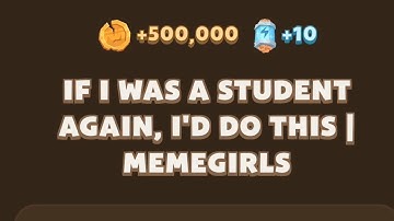 Memefi Video Code today | IF I WAS A STUDENT AGAIN, I