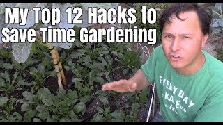 John from http://www.growingyourgreens.com/ shares with you his top 12 Gardening that will save you time when vegetable 