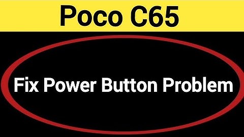 How to fix power button Problem Poco C65 me, how to fix auto restart problem