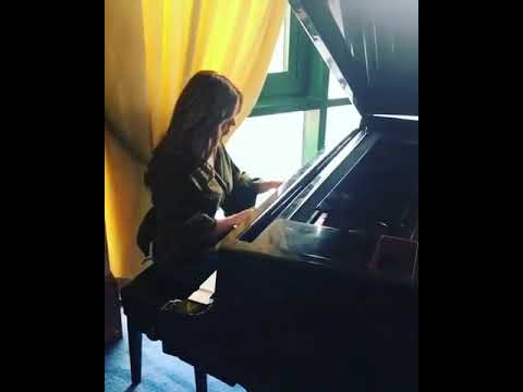 Razan El Moghrabi Playing The Piano 