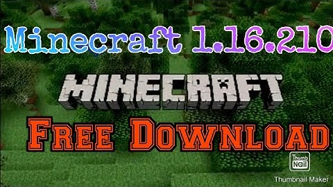 Minecraft 1.16.210 Free Download {Tagalog}Tutorial}
