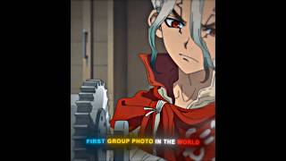 First group photo in the new world 😩​🔥​ #anime #drstone #senku #ryusui #sai #shorts