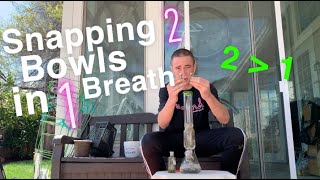 SNAPPING 2 BOWLS IN 1 BREATH!!