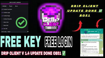 Dripclient / key generator/Drip Client Key/mod manu/headshort hack/free fire hack/key/key/Mod