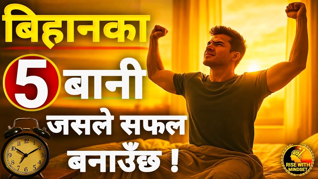बिहान जित्नुभयो भनेजीवन जित्नुभयो🔥#risewithmindset #goodmorning #motivation 