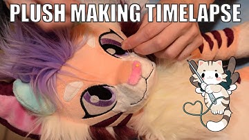 Making a Plush of Peachy the Dinocat