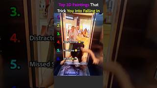 Top 6 3D Paintings That Trick People Into Falling In 😱🕳️ #morksrank #relatable #shorts #prank #fails