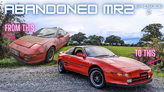 Abandoned MR2 Episode 2  Week One Of Restoring This JDM Legend Back To It's Former Glory