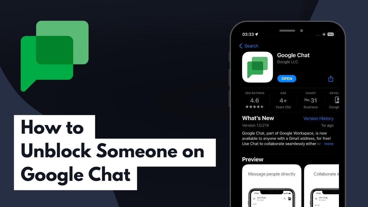 How to Unblock Someone on Google Chat (Full Guide) YouTube
