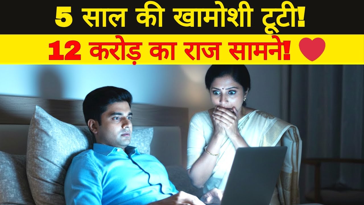 5 साल की खामोशी टूटी... पति के लैपटॉप में छुपा 12 करोड़ का राज! ❤️ Emotional Story