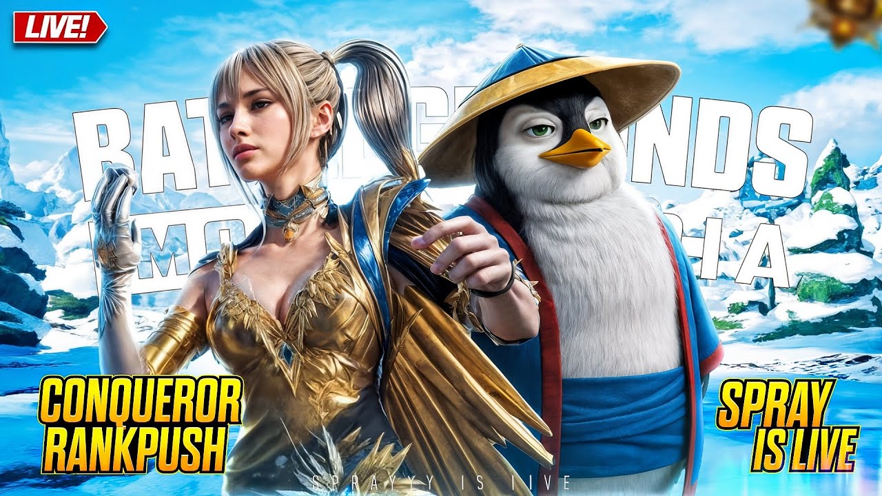 🔴 BGMI LIVE | CONQUEROR RANK PUSH DAY - 3 #bgmilive #gaming - YouTube