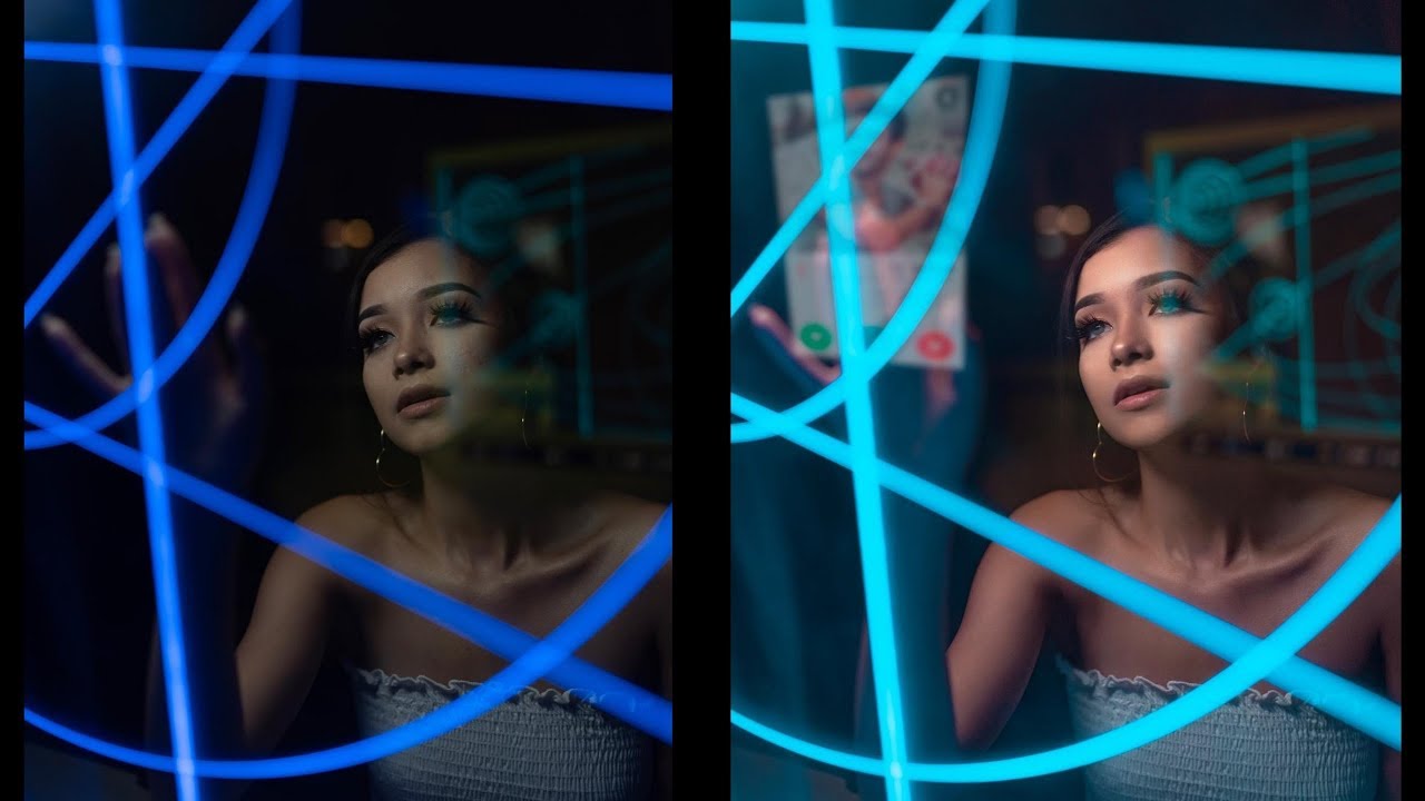 lightroom cc tutorial | mix tool use Colour correction effects | Blue tone tone by ja editz