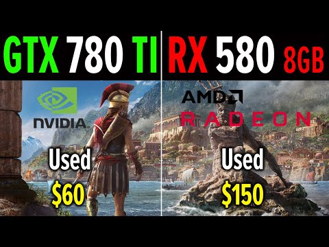 Сравнение GTX 780 TI vs RX 580 8GB + FX 8350 4.5GHz. Full HD 1080p | MAX SETTINGS | Тест 7 игр