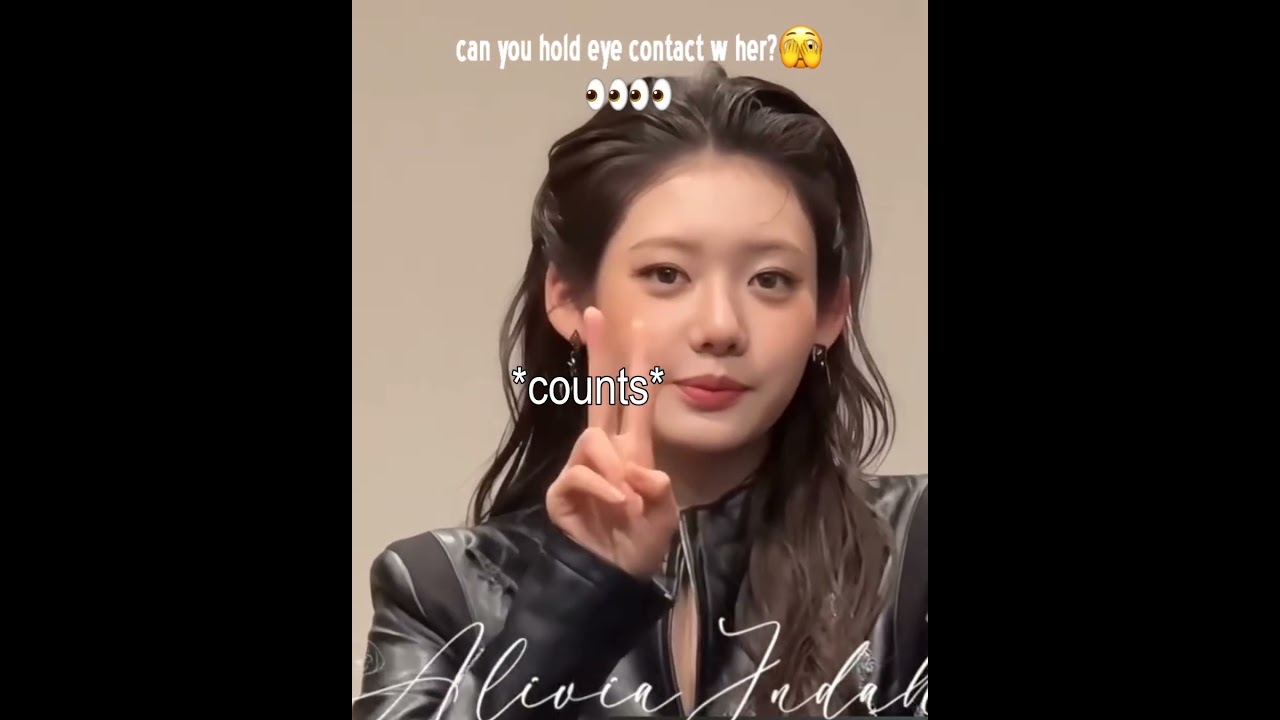 can you hold eye contact with her??🫠🫠 