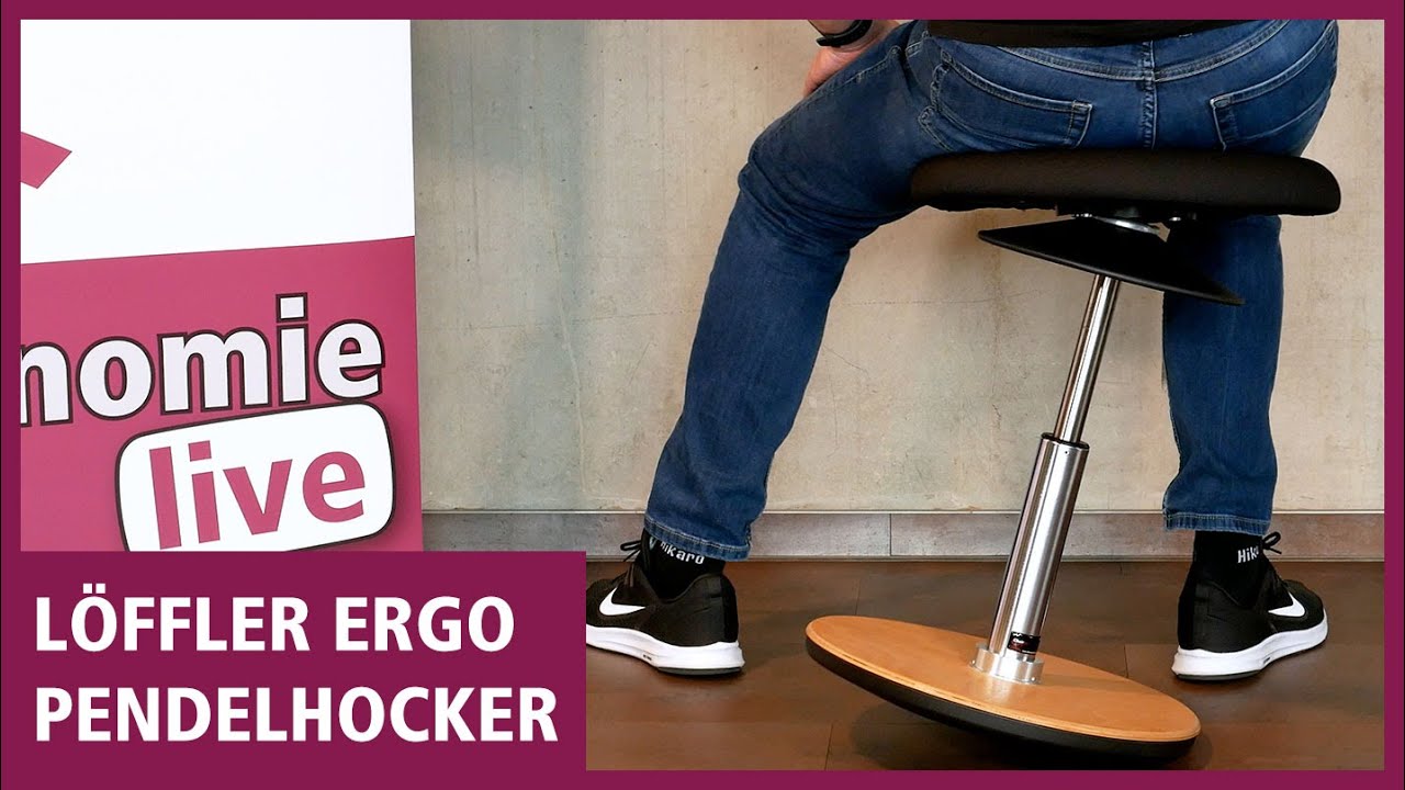 Löffler ERGO ➡️ DER Pendelhocker mit doppelter Beweglichkeit