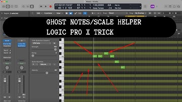 Ghost Notes/Scale Helper Logic Pro X Trick