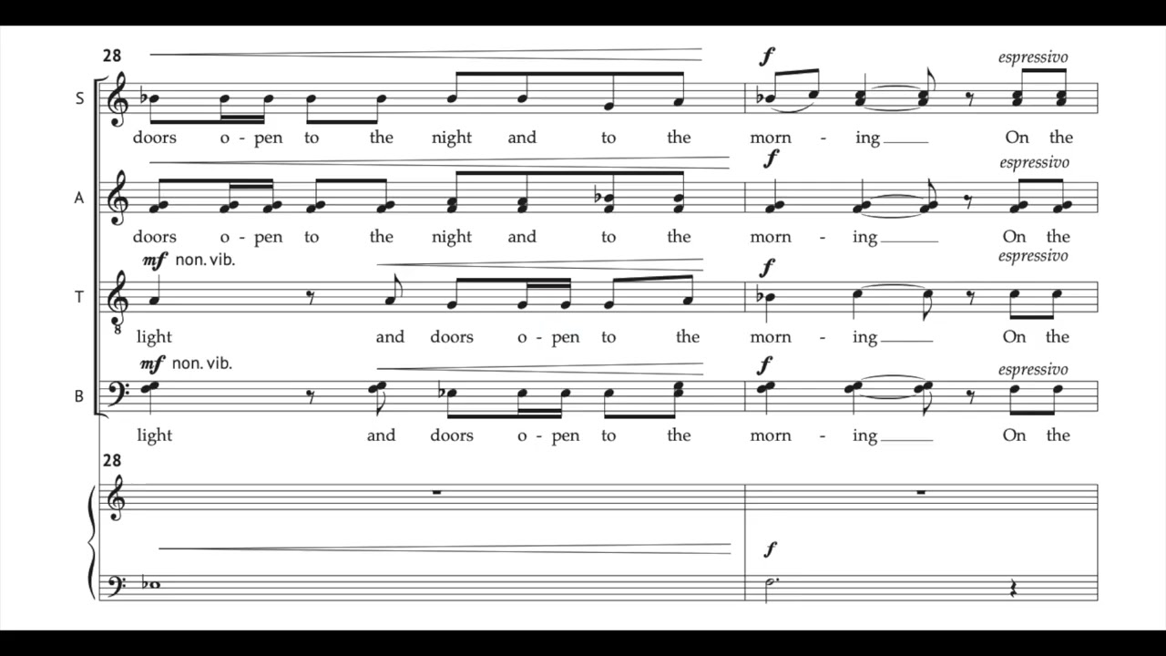 TO KNOW THE PATH: II. Lauds / "Let Us Praise the Door" (Linda Kachelmeier)