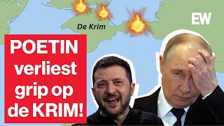 Thumbnail for Oekraïense drones bestoken de Krim: kan Poetin zijn kroonjuweel vasthouden?