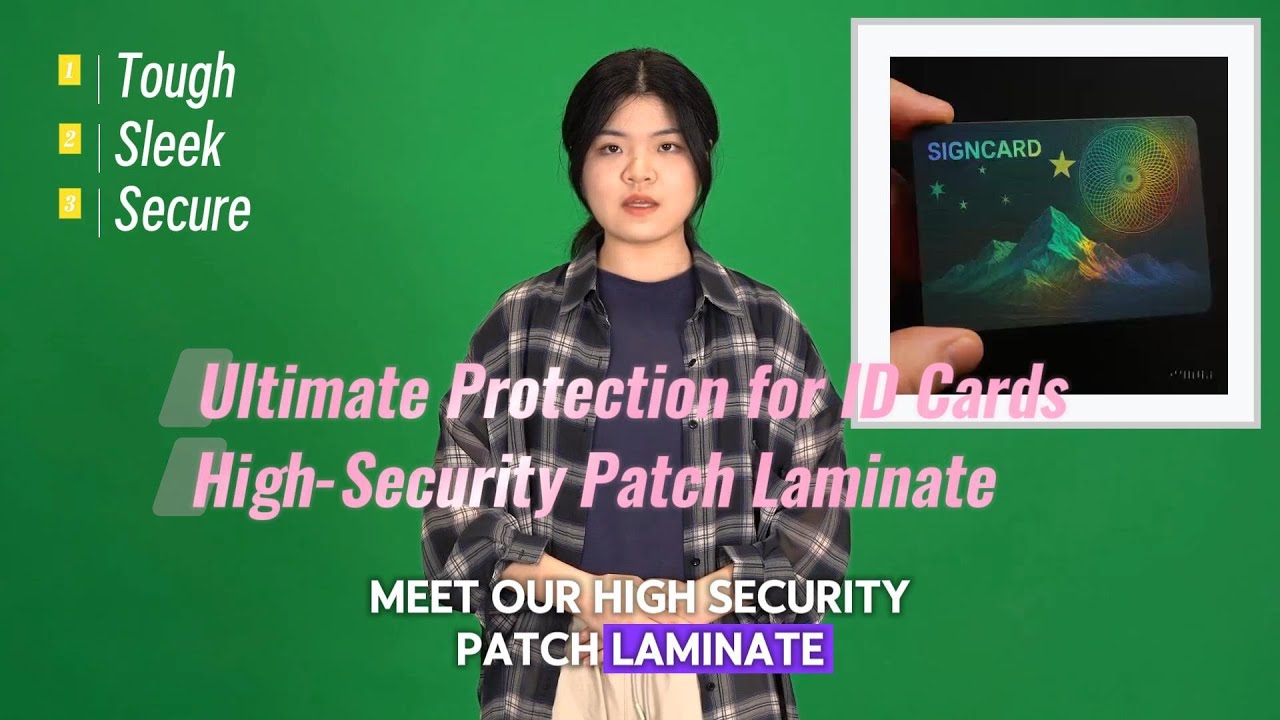 High-Security Patch Laminate | Advanced Protection for Secure ID Cards ...