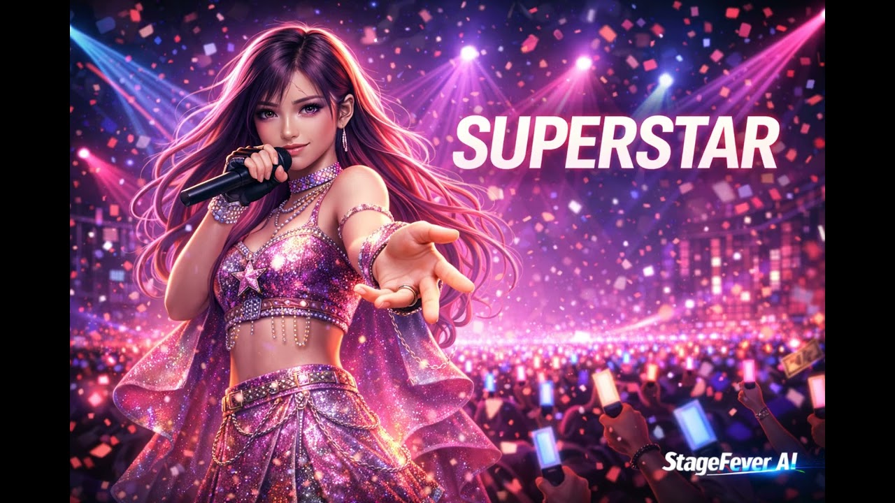 Superstar🤩✨️😎/Cosmic 🌠 Rise Anthem Kpop Lyrics 