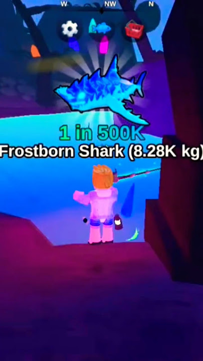 Pemain baru Fish it pasti bingung lihat ini. Frostborn Shark #roblox #games #gaming #fishit #secret