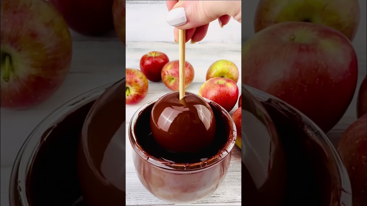 How to make chocolate rose apples 