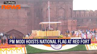 PM Modi hoists Tricolour at the Red Fort on 80th Independence Day