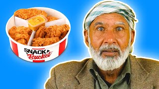 Watch what happens when centuries of tradition meet a KFC bucket
Get Our Cookbook for Traditional Pakistani and Indian Recipes.
www.tribalpeopleshop.com
YT Music: https://music.youtube.com/watch?v=mxX6Qv8jroE&si=dcBkjJUhj87pq67p
Spotify: https://open.spotify.com/track/0LwlBLaJz4uoewAkVQzyHg
Apple Music: https://music.apple.com/us/album/dancing-in-the-rain-single/1760035850
#tribalpeopletry #food #reaction #funny #real
All the Participant are from Punjab, a province in Pakistan.
Subscribe to our channel for latest videos.
Follow us on Instagram @tribalpeopletry
Support us on Patreon
https://www.patreon.com/tribalpeopletry
If youd like to send us stuff to Try kindly contact us on the given email.
You can also send an email for any queries.
akramakbarfb@gmail.com Watch what happens when centuries of tradition meet a KFC bucket