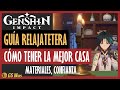 Genshin Impact MI CASA | Cómo tener la MEJOR Casa: Materiales, Rango de Confianza, Planos...