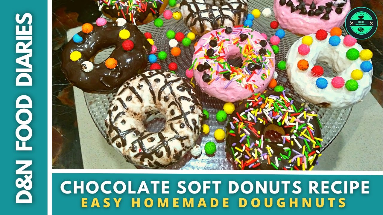 Donuts Recipe Easy Homemade doughnuts By D&N Food Diaries | Soft Donut | Easy Tasty and Quick Recipe
