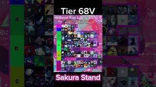 Sakura Stand/Tierlist V69 part 25#sakurastand #games #roblox