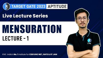 Mensuration General Aptitude For GATE Exam 2023 | IFAS