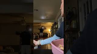 Ceiling Starts to Give Way Before Collapsing Completely