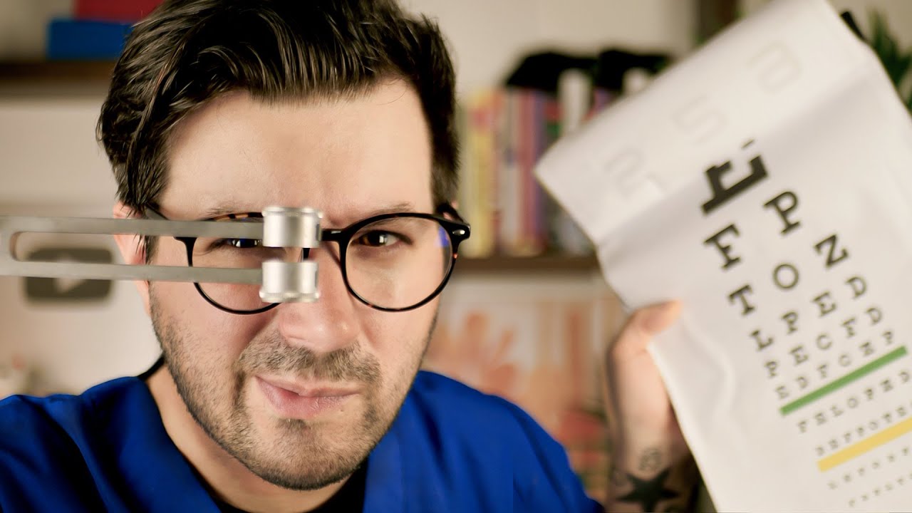 asmr TEST MEDICOS (Nervios Craneales, visual, auditivo, Atencion)