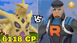 6100 Cp Mega Tyranitar Vs Leader Cliff In Pokemon Go.