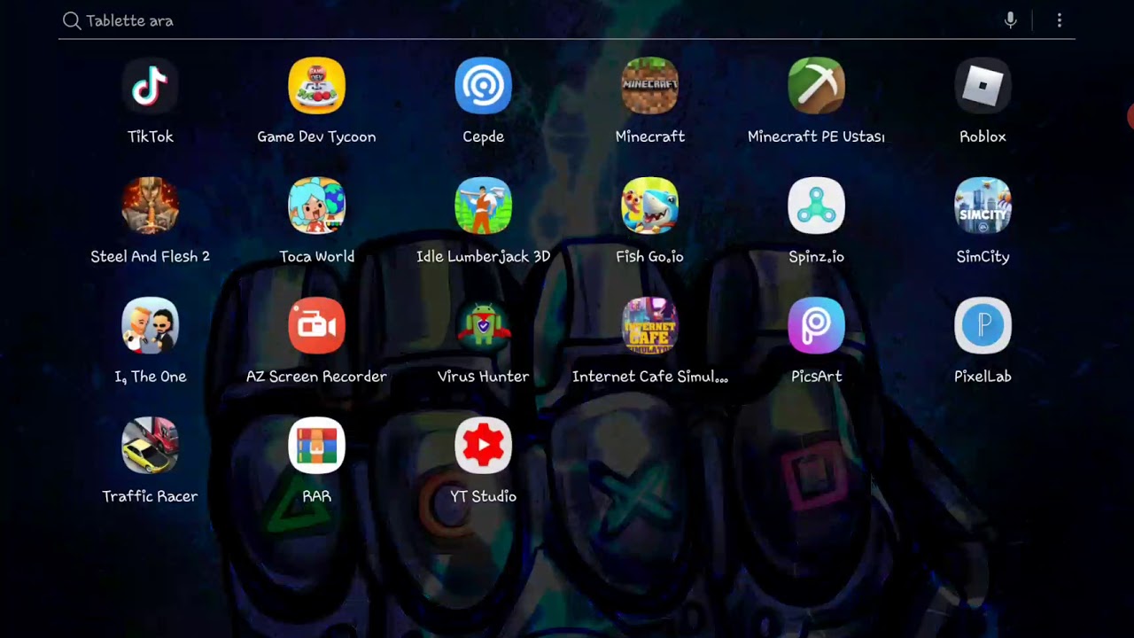 tablette nasıl duvar kağıdı değiştirilir YouTube