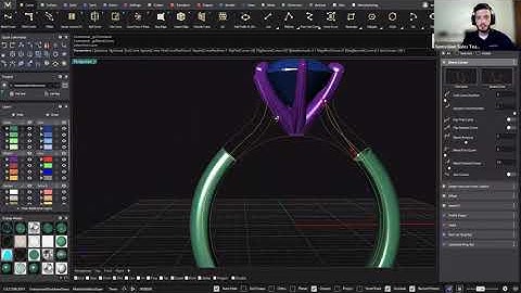 How To Create A Cathedral Solitaire Ring - MatrixGold Tutorial